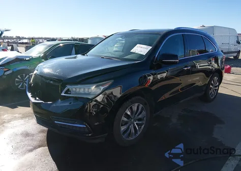 2014 Acura Mdx Technology Package from USA, damaged, VIN 5FRYD3H40EB017288
